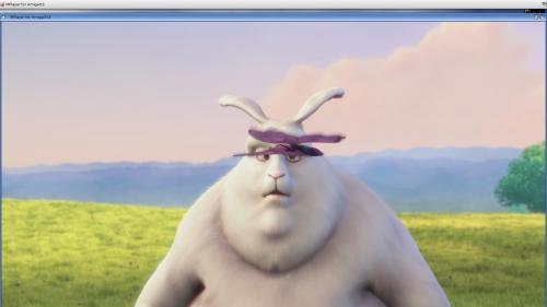 Big Bucj bunny 1080p being played in realtime on AmigaOS 4.1